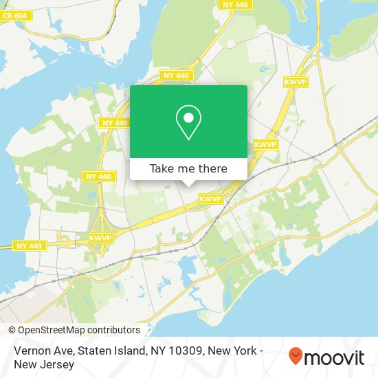 Vernon Ave, Staten Island, NY 10309 map