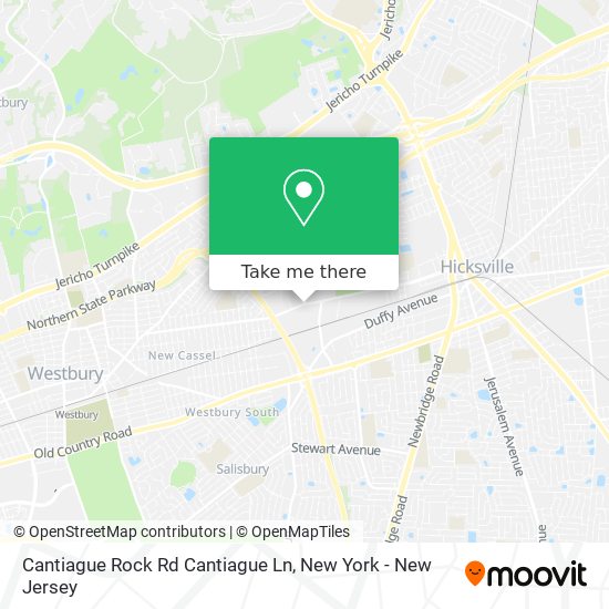 Mapa de Cantiague Rock Rd Cantiague Ln