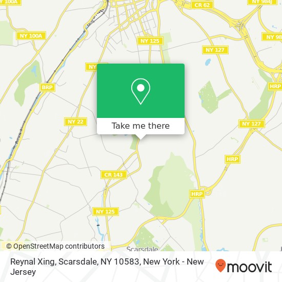 Mapa de Reynal Xing, Scarsdale, NY 10583