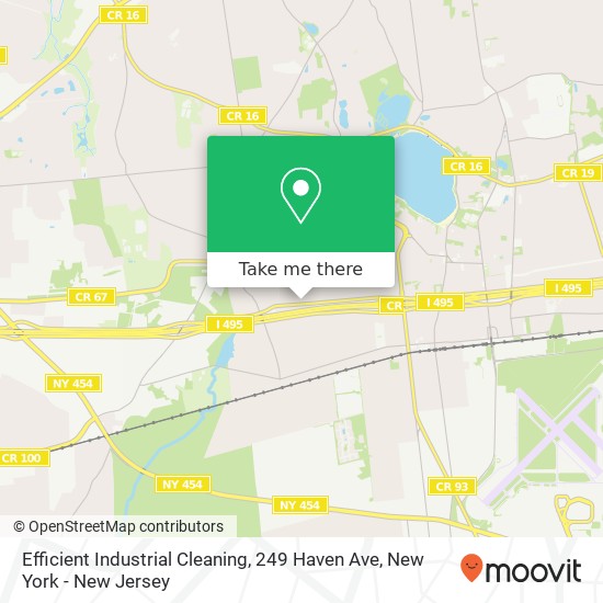 Mapa de Efficient Industrial Cleaning, 249 Haven Ave