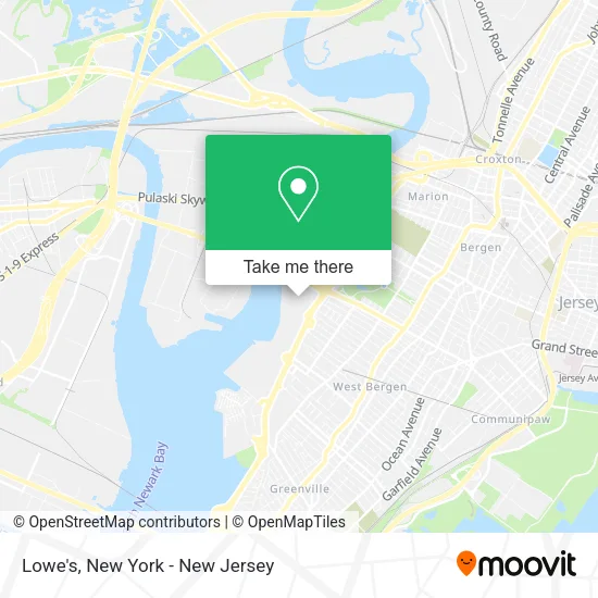 Lowe's map