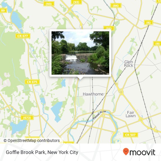 Mapa de Goffle Brook Park