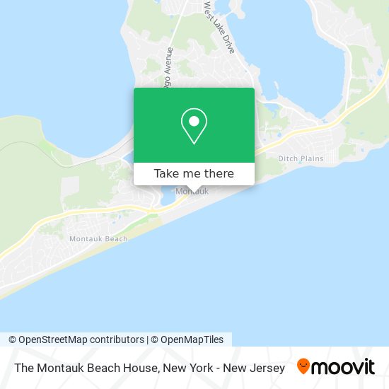 The Montauk Beach House map