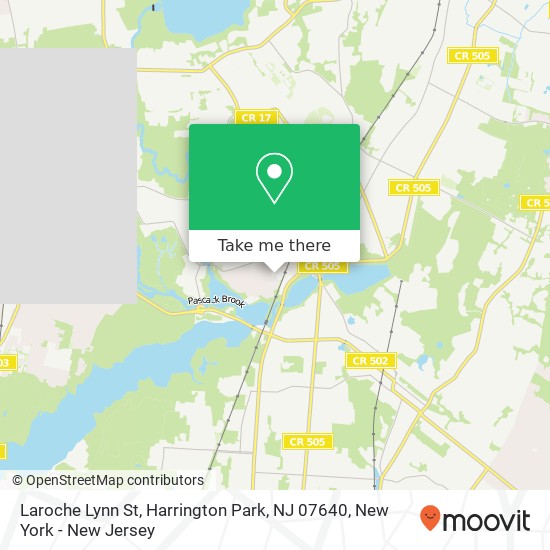 Mapa de Laroche Lynn St, Harrington Park, NJ 07640