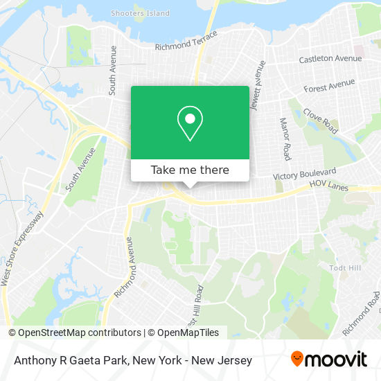 Anthony R Gaeta Park map