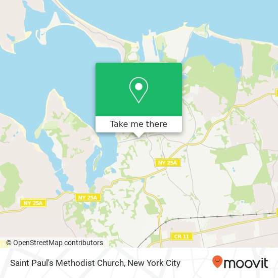 Saint Paul's Methodist Church map