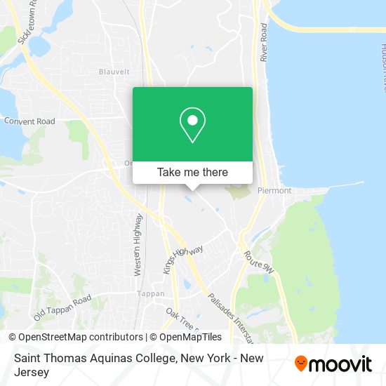 Saint Thomas Aquinas College map