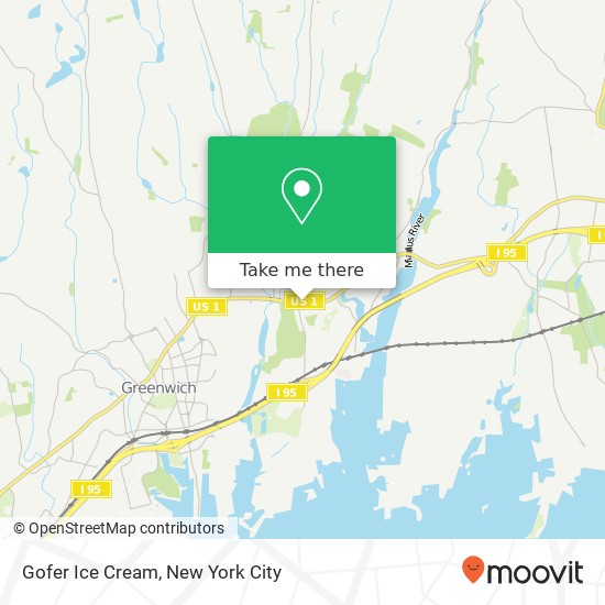 Gofer Ice Cream map