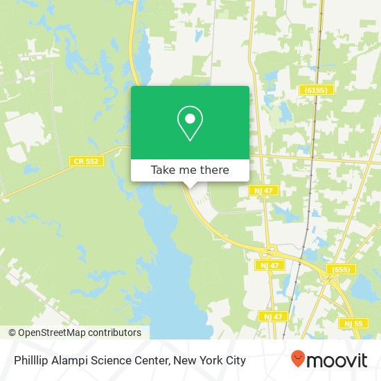 Philllip Alampi Science Center map