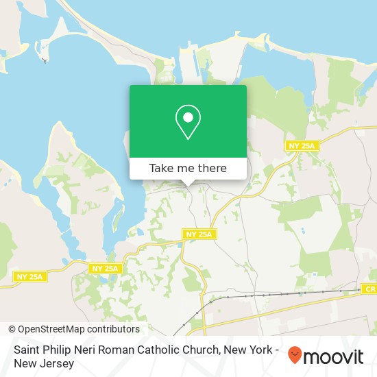 Saint Philip Neri Roman Catholic Church map