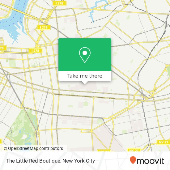 Mapa de The Little Red Boutique
