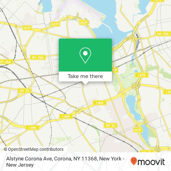 Alstyne Corona Ave, Corona, NY 11368 map