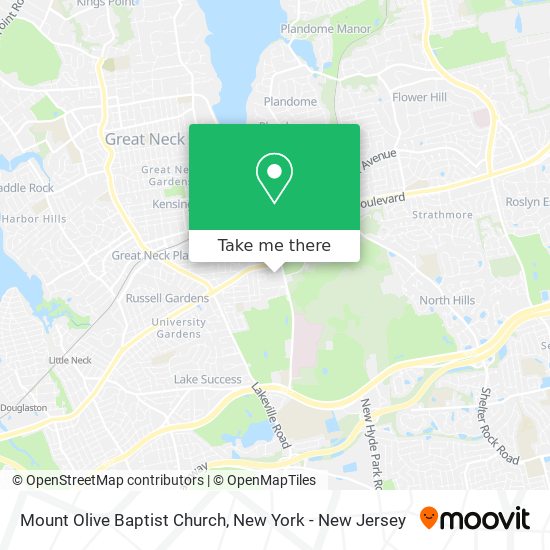 Mount Olive Baptist Church map