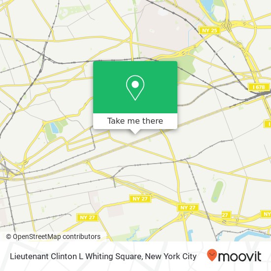 Mapa de Lieutenant Clinton L Whiting Square