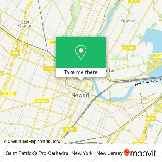 Saint Patrick's Pro-Cathedral map
