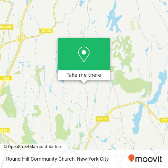 Mapa de Round Hill Community Church