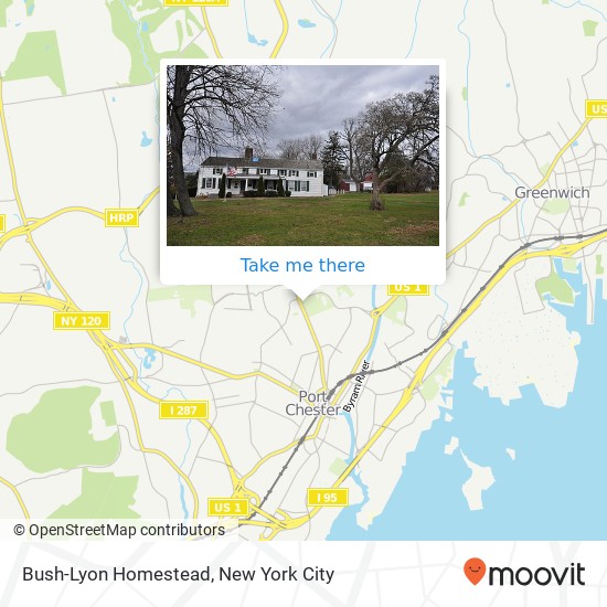Bush-Lyon Homestead map