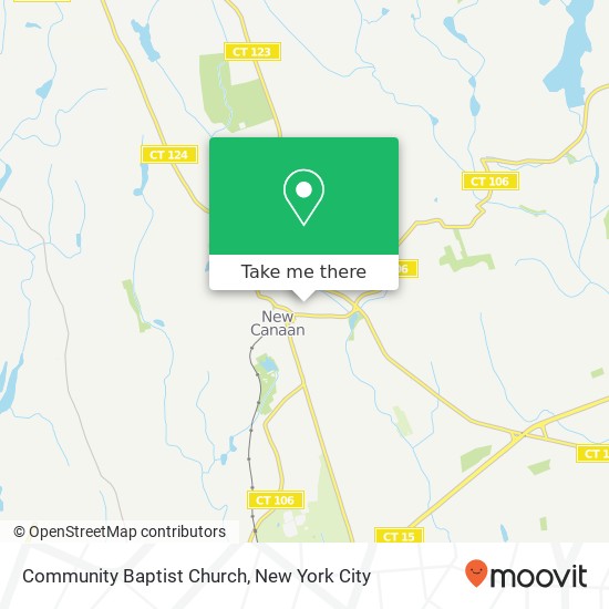 Community Baptist Church map
