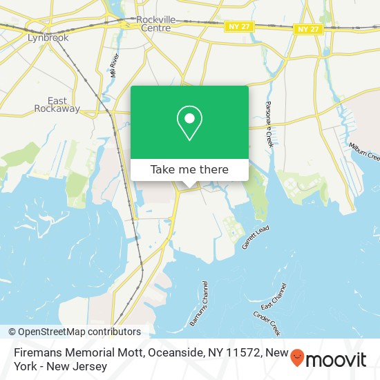 Firemans Memorial Mott, Oceanside, NY 11572 map