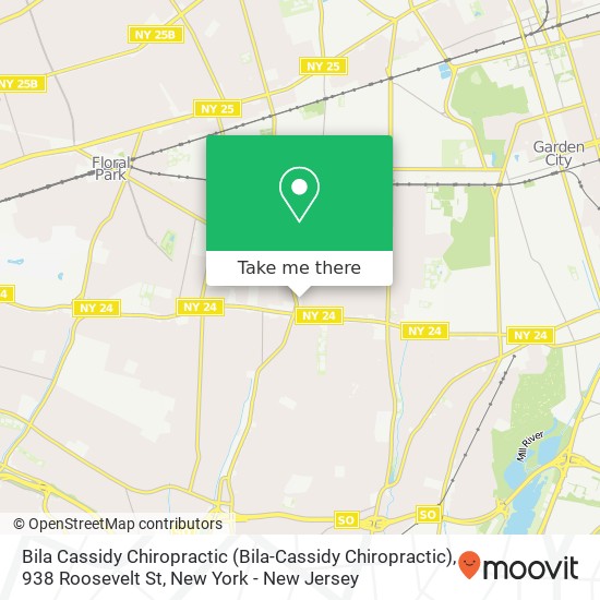 Mapa de Bila Cassidy Chiropractic (Bila-Cassidy Chiropractic), 938 Roosevelt St
