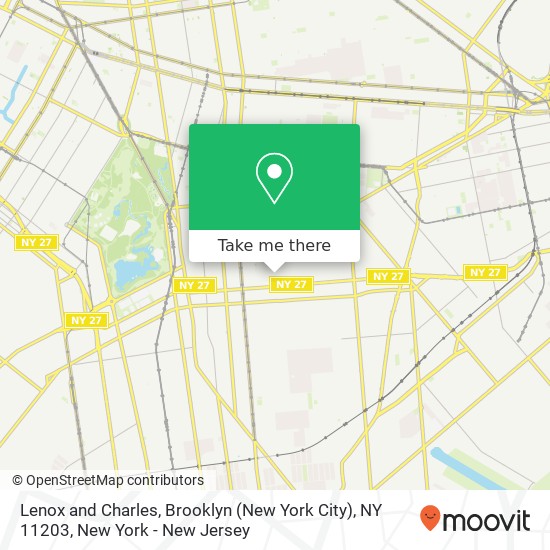 Lenox and Charles, Brooklyn (New York City), NY 11203 map