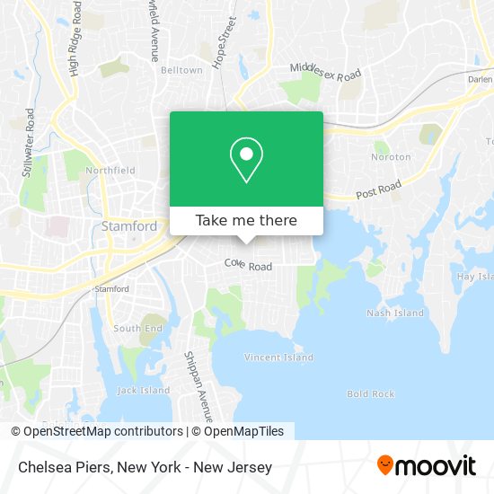 Chelsea Piers map