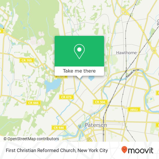 Mapa de First Christian Reformed Church