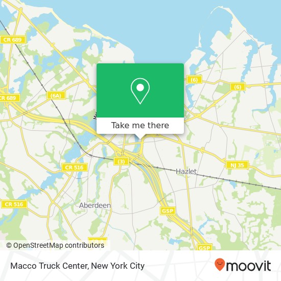 Mapa de Macco Truck Center