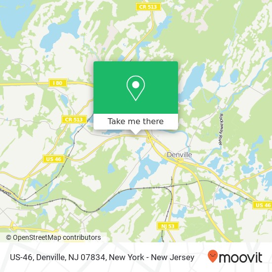 Mapa de US-46, Denville, NJ 07834
