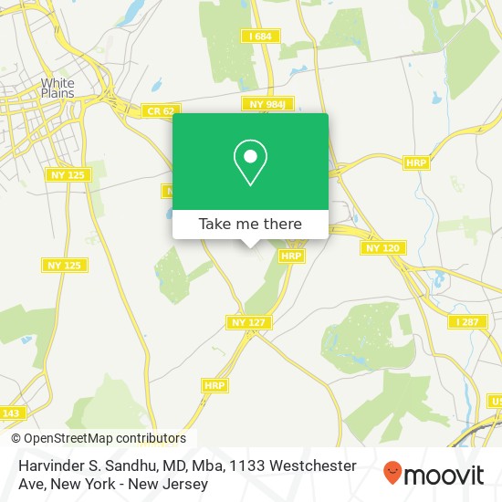 Harvinder S. Sandhu, MD, Mba, 1133 Westchester Ave map