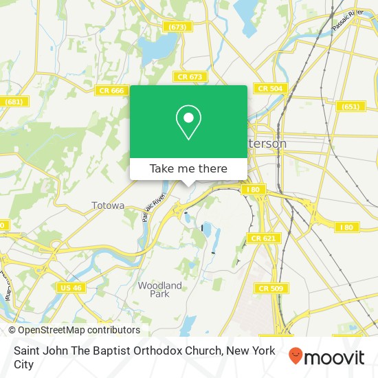 Mapa de Saint John The Baptist Orthodox Church