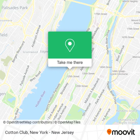 Cotton Club map