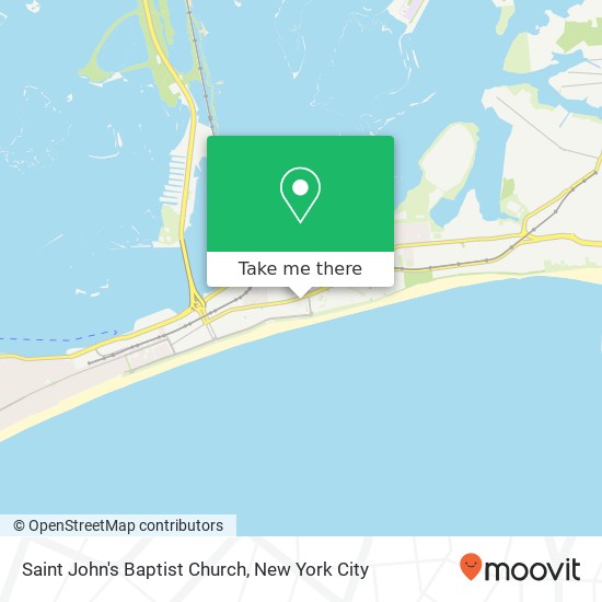 Saint John's Baptist Church map
