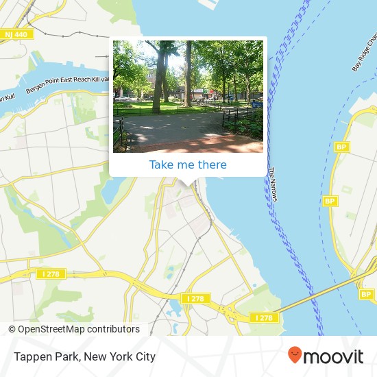 Tappen Park map