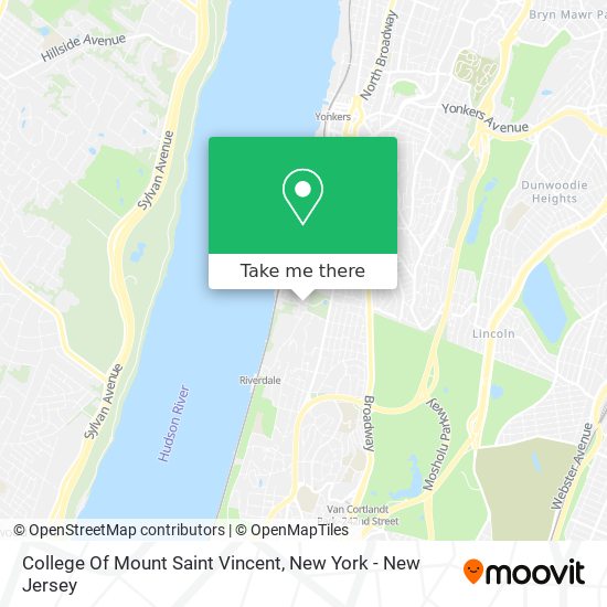 Mapa de College Of Mount Saint Vincent