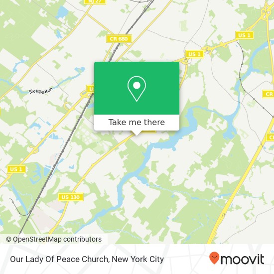 Our Lady Of Peace Church map