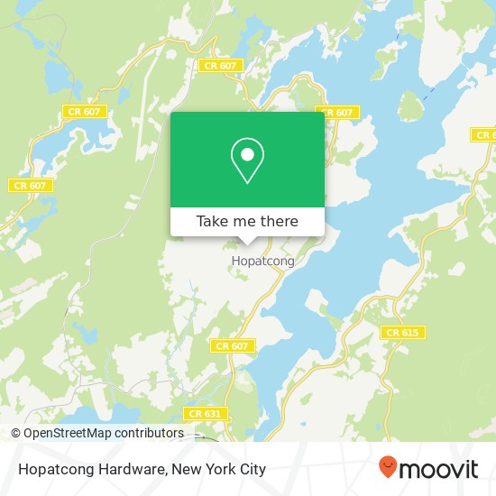 Mapa de Hopatcong Hardware