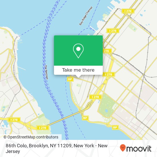 86th Colo, Brooklyn, NY 11209 map