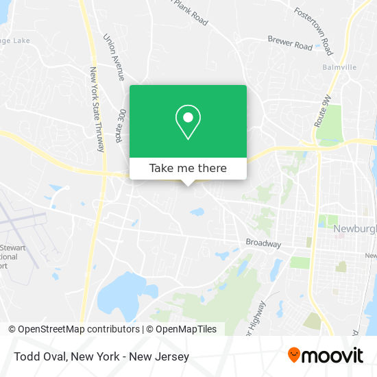 Mapa de Todd Oval