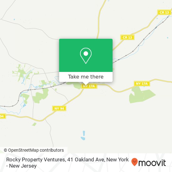 Mapa de Rocky Property Ventures, 41 Oakland Ave