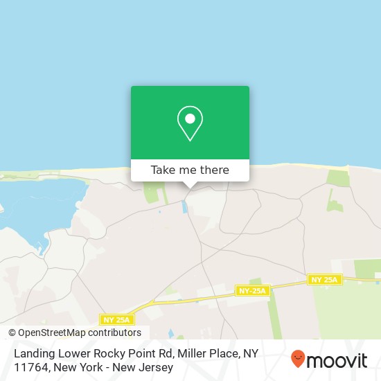 Mapa de Landing Lower Rocky Point Rd, Miller Place, NY 11764