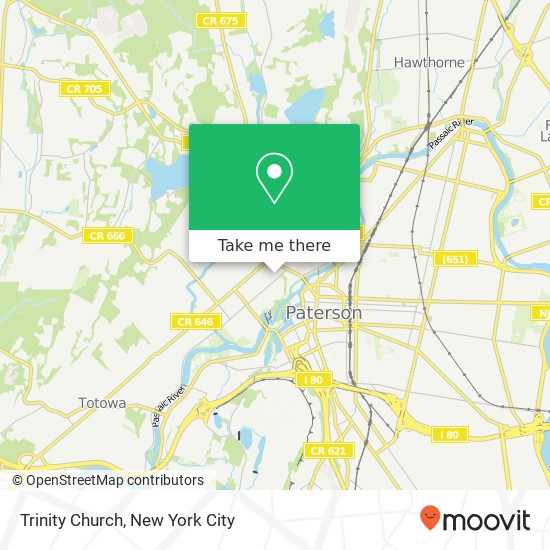 Mapa de Trinity Church