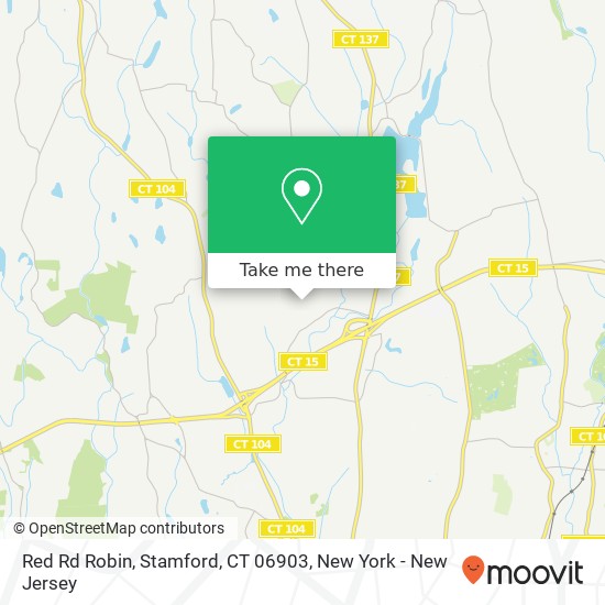 Red Rd Robin, Stamford, CT 06903 map