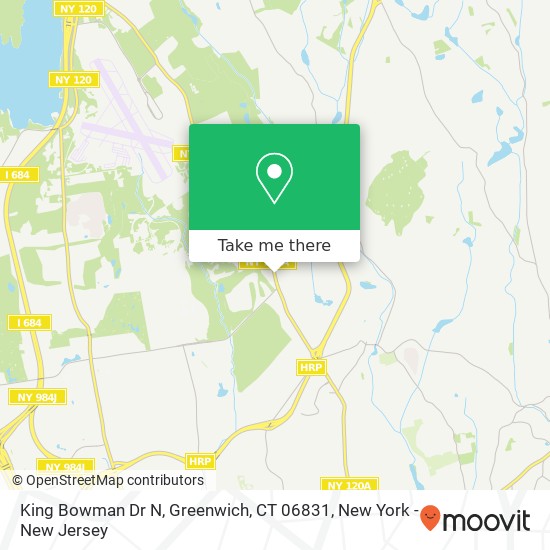 King Bowman Dr N, Greenwich, CT 06831 map