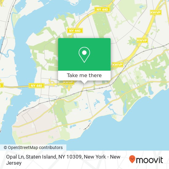 Opal Ln, Staten Island, NY 10309 map
