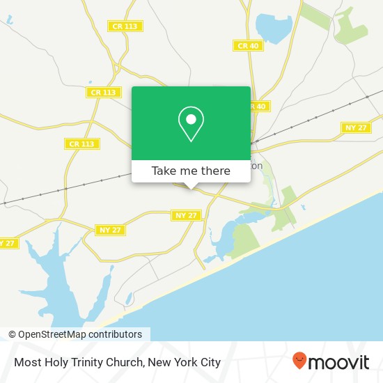 Most Holy Trinity Church map