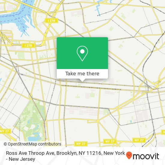 Ross Ave Throop Ave, Brooklyn, NY 11216 map