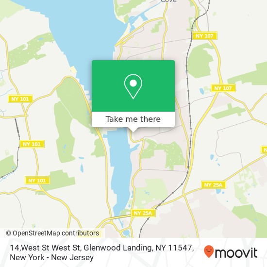 14,West St West St, Glenwood Landing, NY 11547 map