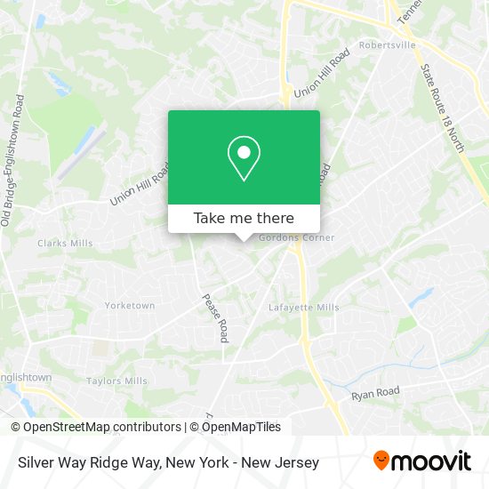 Mapa de Silver Way Ridge Way