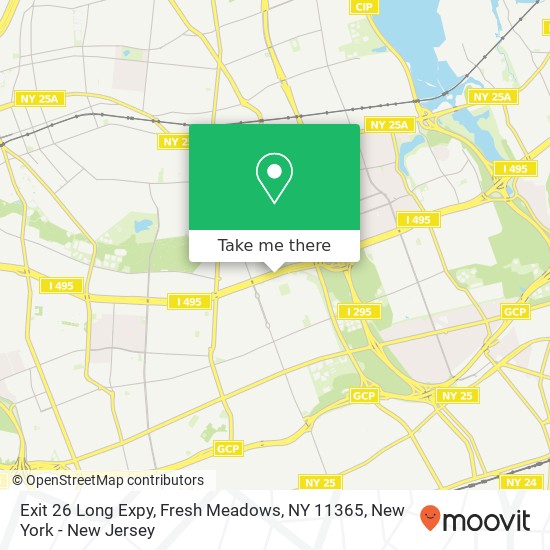 Mapa de Exit 26 Long Expy, Fresh Meadows, NY 11365